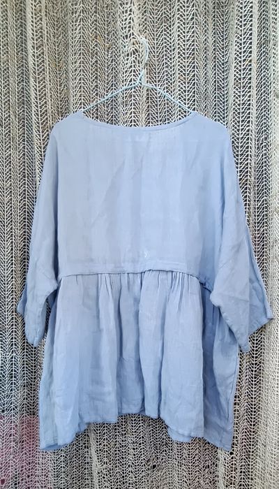 Льняная .итальянская бохо туника лен 100%