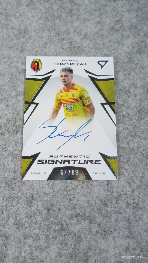 Karta ekstraklasa autograf 67/89