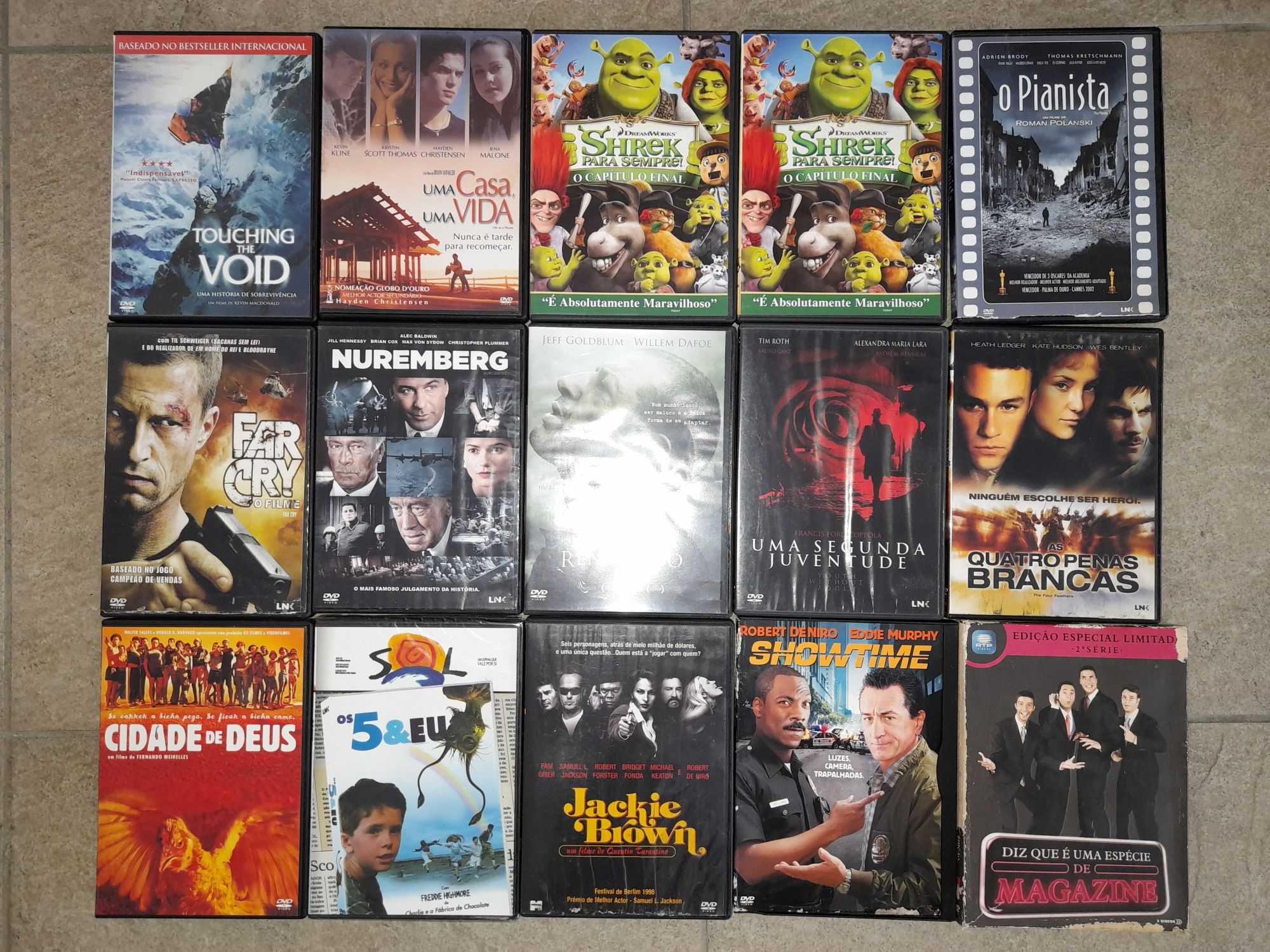 Varios DVDs de filmes originais