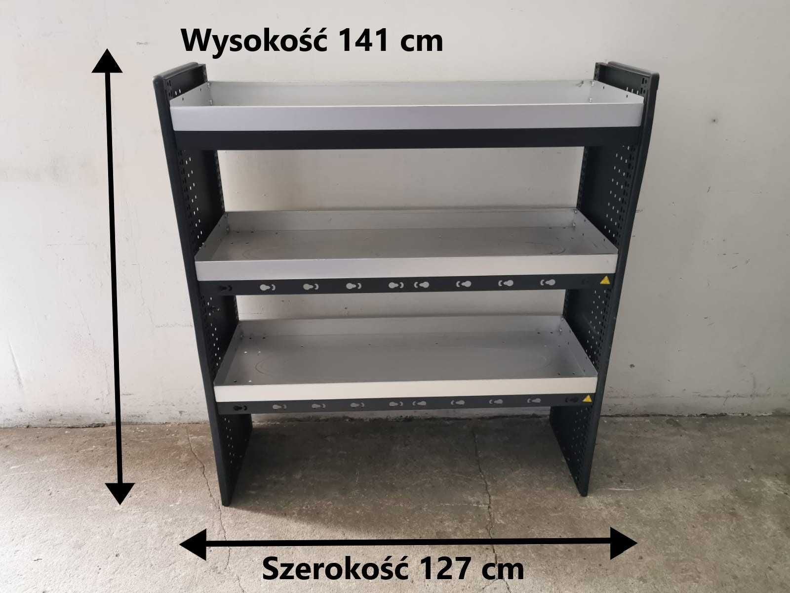 Regał samochodowy serwisowy zabudowa serwisowa warsztatowa BOTT PÓŁKI