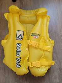 Дитячий надувний жилет з окулярами Swim vest