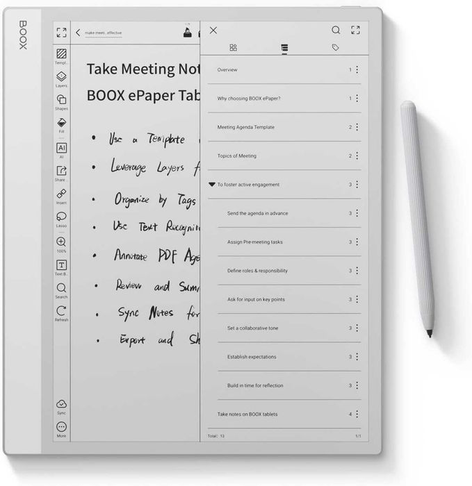 Onyx Boox Note Max 13.3 Вся лінійка електронні книги Boox та аксесуари