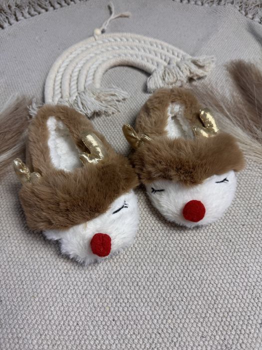 Kapcie świąteczne Pepco rozmiar 23cm