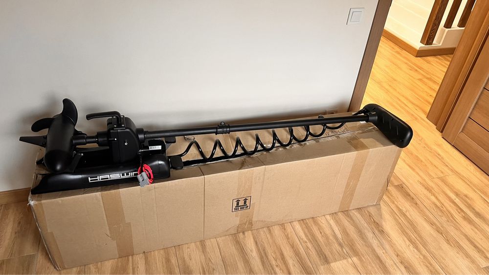 Электромотор GPS якорь HASWING CAYMAN 55LBS (12V) с кнопкой ЯКОРЬ