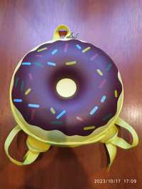Рюкзак дитячий 3D Пончик, для садочка- прогулянки