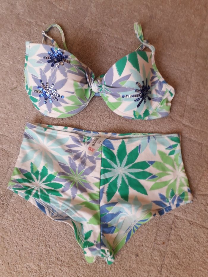 Kostium kąpielowy bikini r.36 na mały biust Beachlife ang.PUSH UP