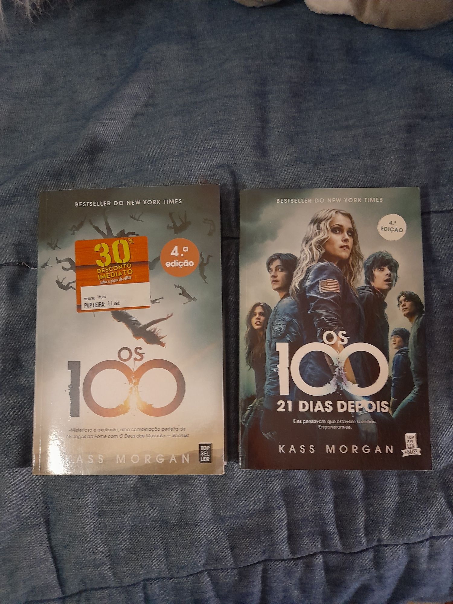 Livros novos da kass Morgan " The 100"