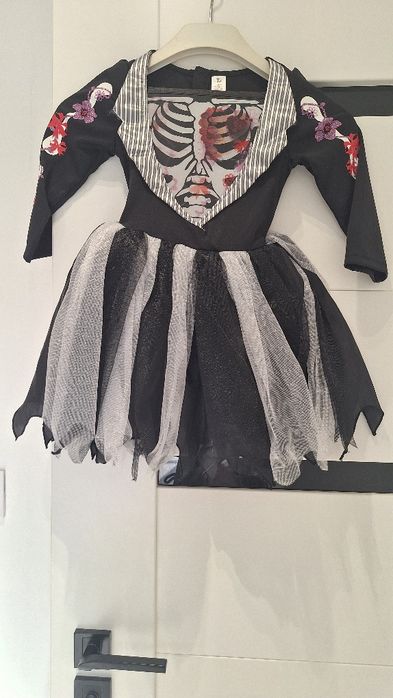 Sukienka na halloween kostium przebranie dla dziewczynki r. 104