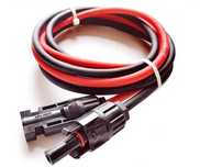 Cabo para painel Solar - Macho e Fêmea - 1M - 16 AWG (1.5mm2)