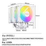 Кулер для процессора AM-4 AM-5 LGA-2011 охлаждение xeon AMD