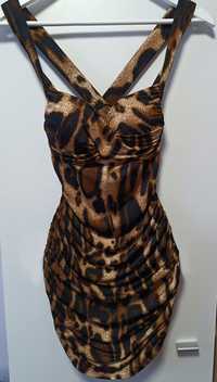 леопардова сукня