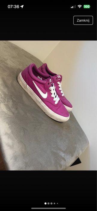 Buty nike ciemny róz