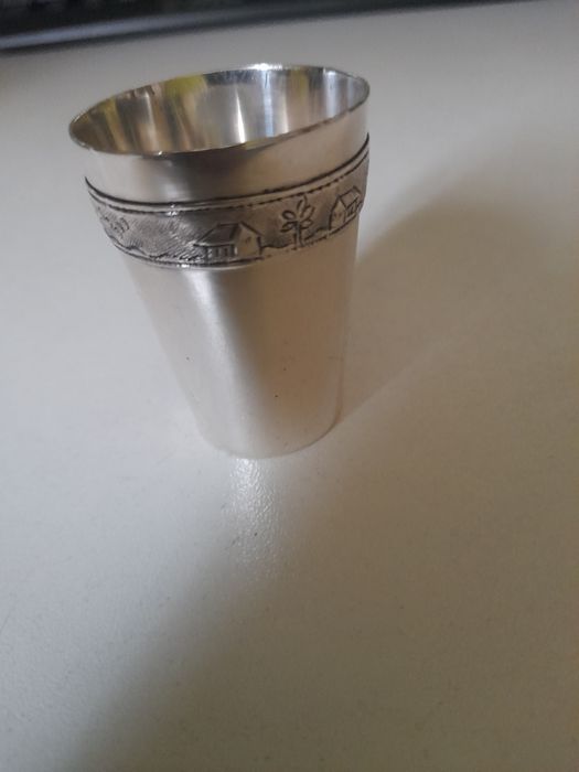 6 kieliszków posrebrzanych