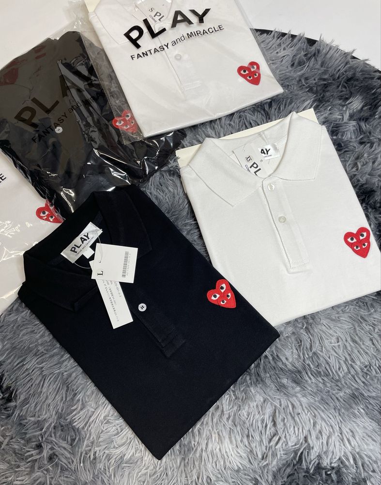 Футболка поло CDG Play / comme des garcons polo