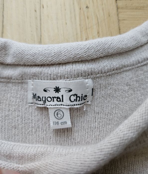 Mayoral! Super wygodna sukienka do jesiennych stylizacji roz 116