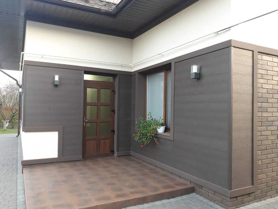 Фасади з композитної фасадної дошки