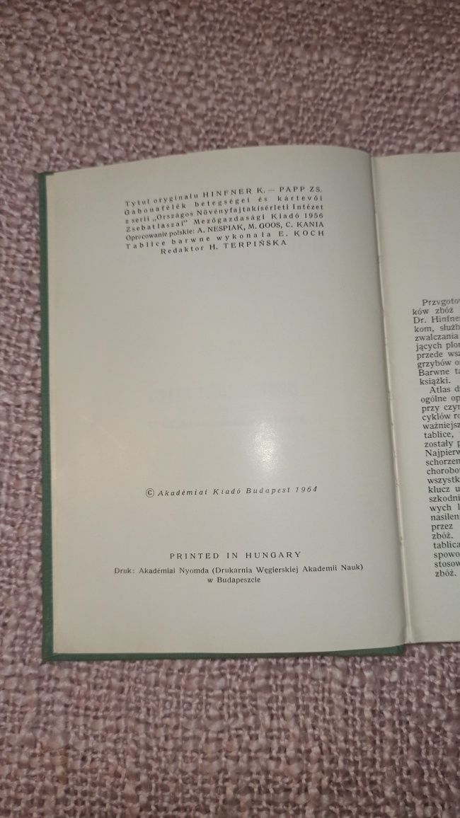 Atlas chorób i szkodników zbóż i kukurydzy