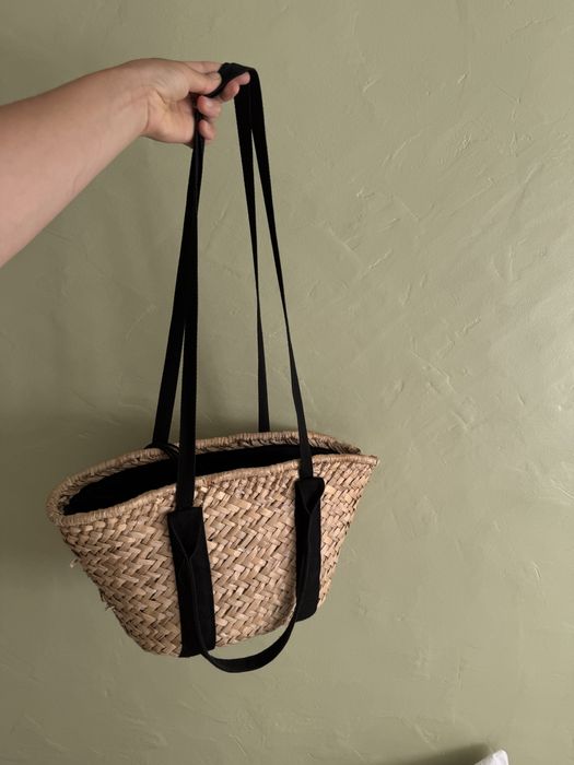 Сумка солом’яна плетена