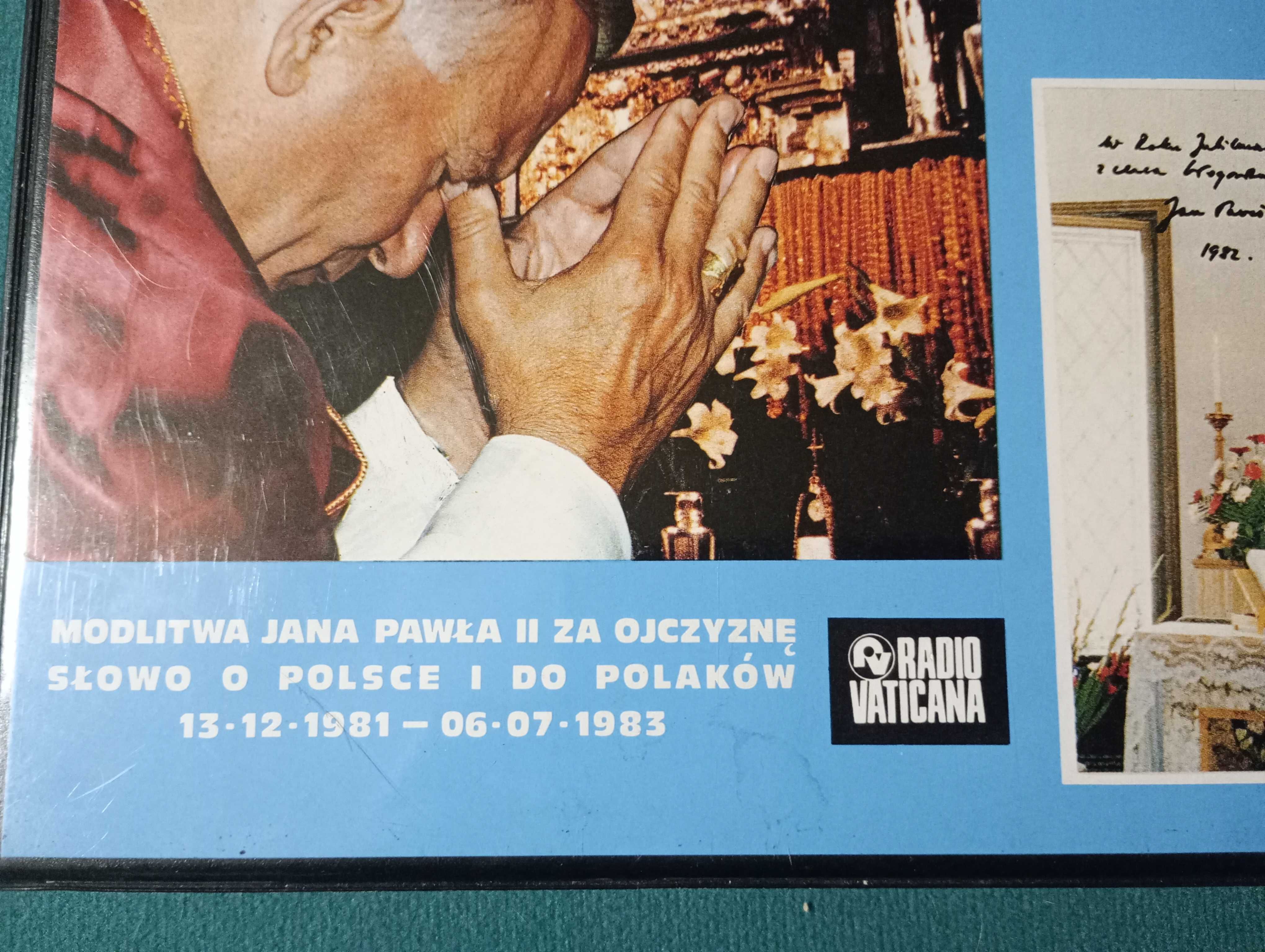 Radiomagnetofon + Jan Paweł II 6 kaset Vaticana