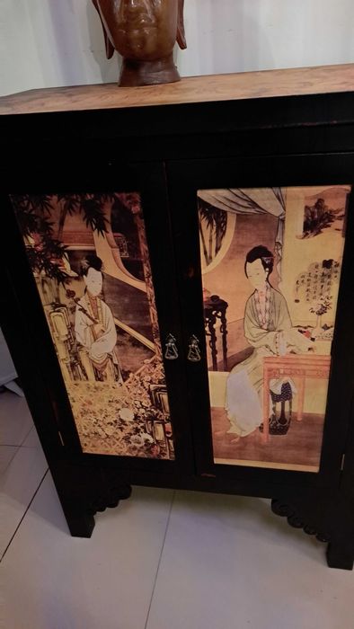 obrazki chińskie z laki drzewo egzotyczne