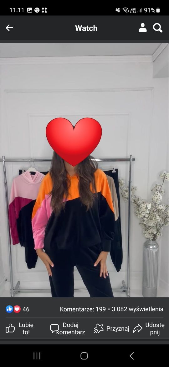 Dres welurowy czarny