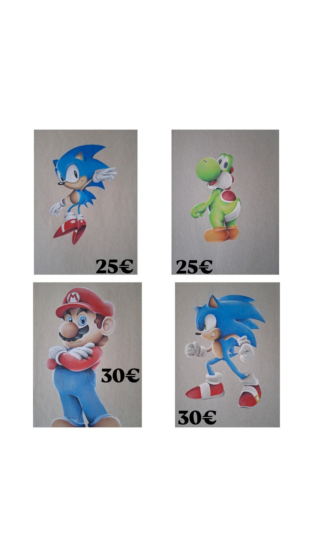 Desenhos a Lápis Pastel