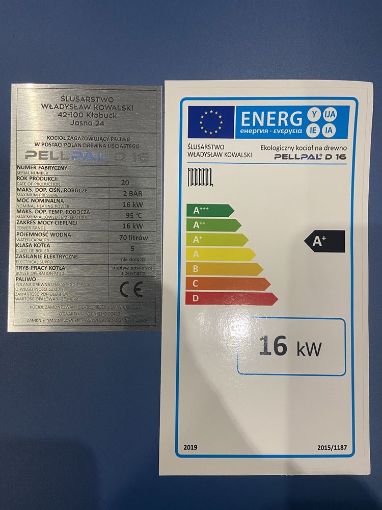 Kocioł Piec Zgazowujący o mocy 16 kW od 100 m2 do 160 m2 na DREWNO