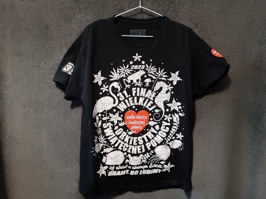 Koszulka, t-shirt z nadrukiem WOŚP 31 finał