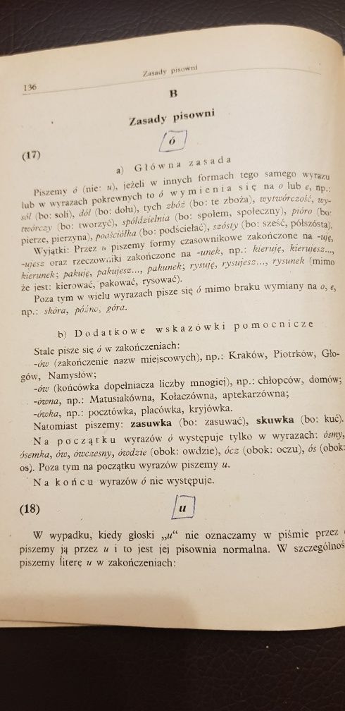 Słownik ortograficzny z zasadami pisowni. Kultowe wydanie 1962r.