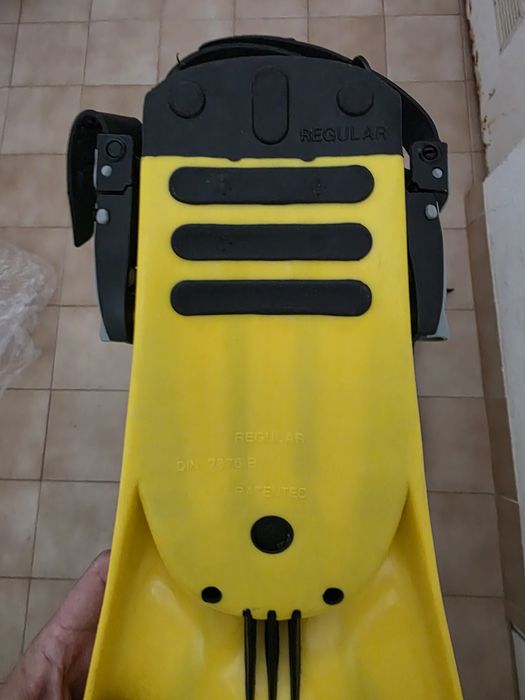 Barbatanas Mares Avanti X3 amarelas