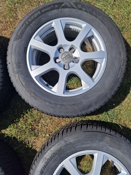 Alufelgi 5x112 17 Audi Skoda Vw z oponami zimowymi