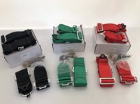 Ремінь безпеки чотирьохточковий 3-дюйма, Black/Green/Red