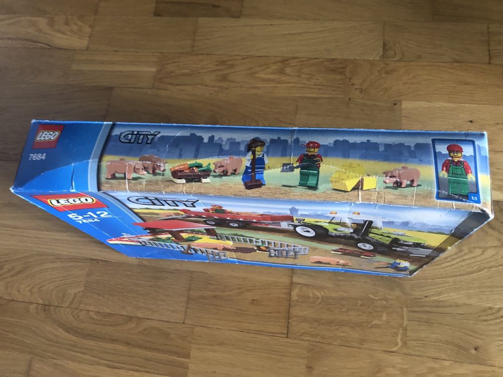 LEGO 7684 City - Hodowla świń i traktor Nowy, MISB Unikat Kolekcjner
