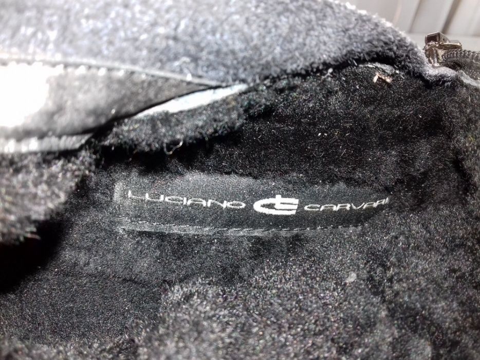 Зимние женские кожаные сапоги Luciano Carvari Размер 37 В хорошем сост