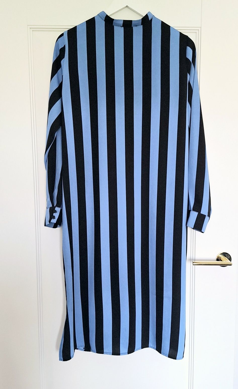 Sukienka midi koszulowa 40 L paski pants Selected femme luźna na guzik