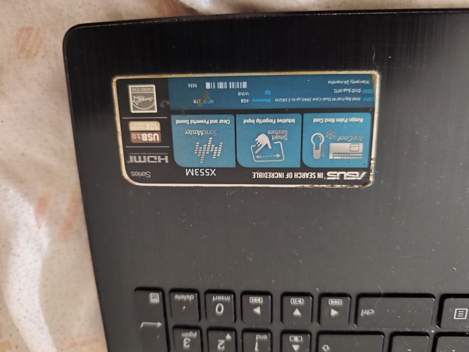 Portátil ASUS para peças