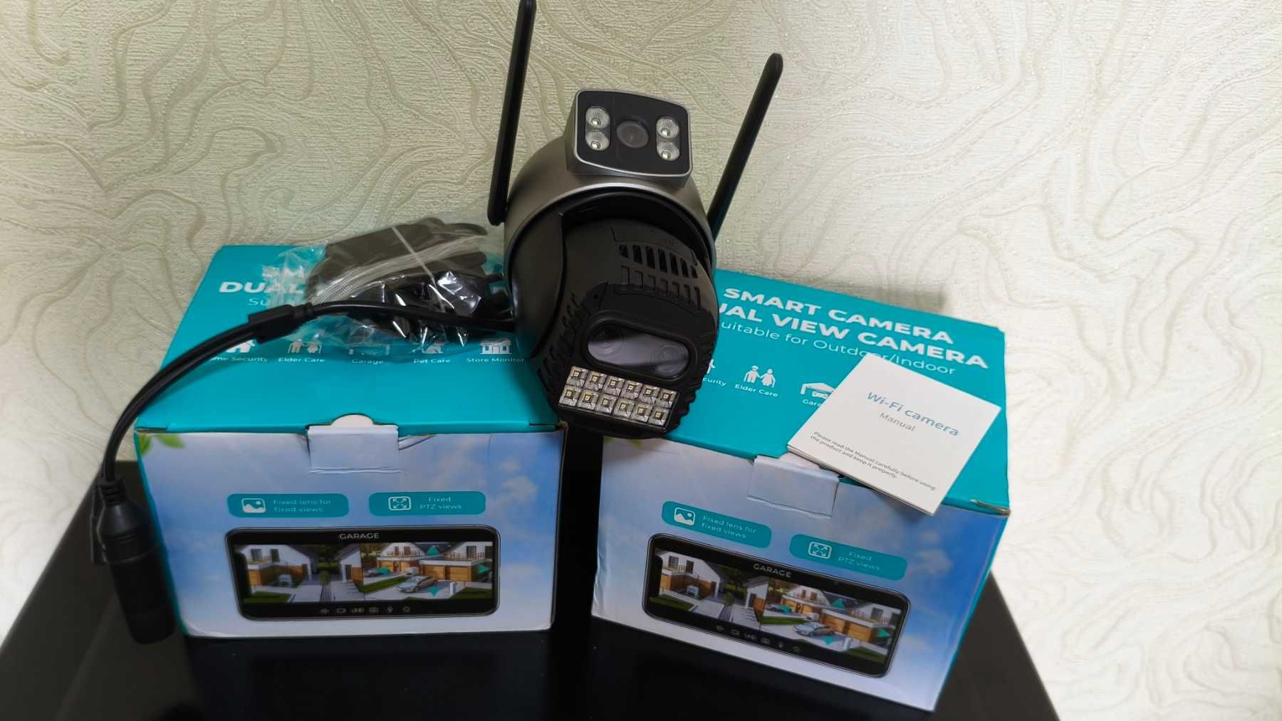 Вулична поворотна IP-камера  BESDER PTZ 15 МП 10X ZOOM з  Wi-Fi