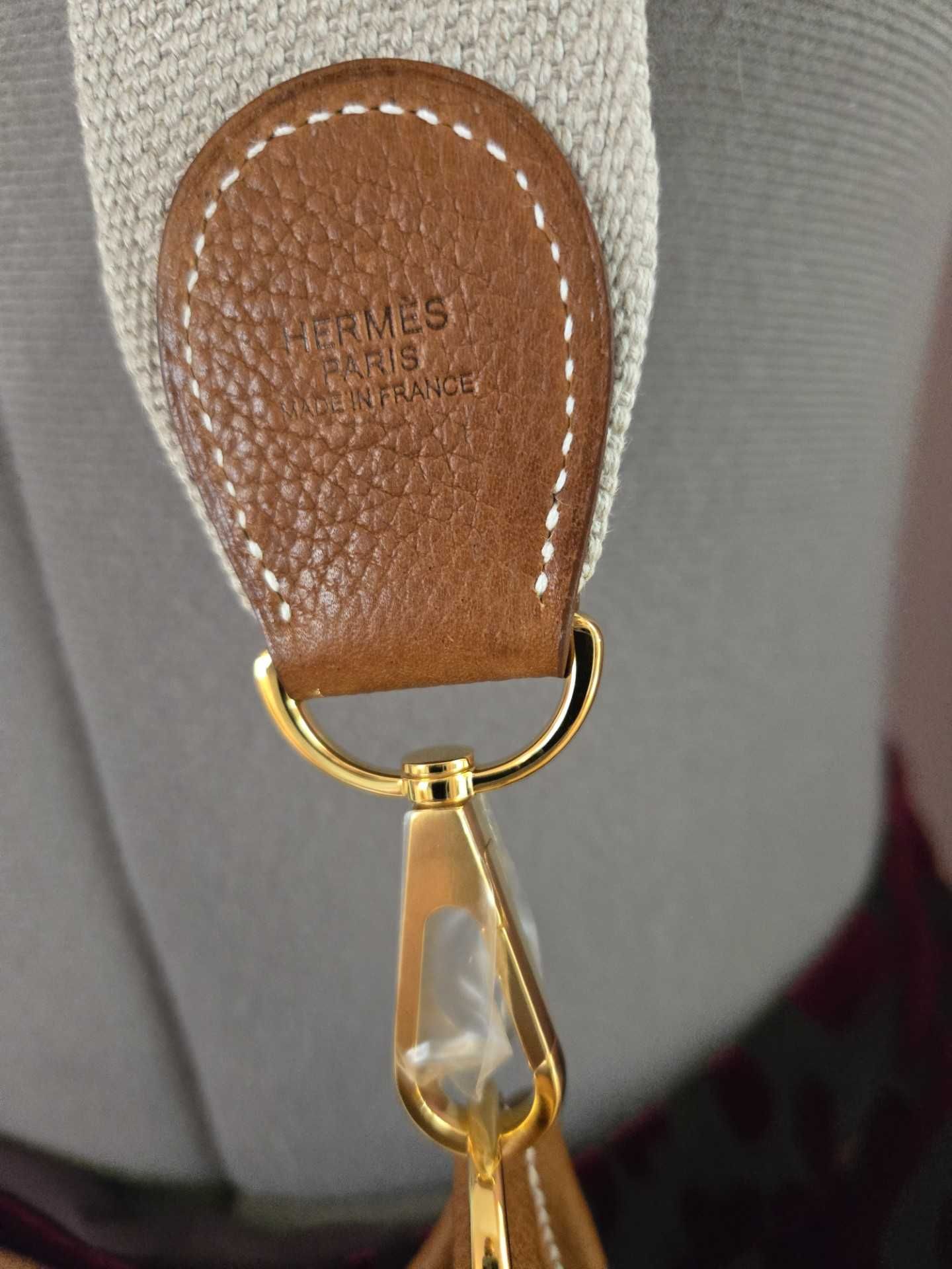Nowa torebka HERMES "EVELYNE " 29 ze skóry" Barénia "