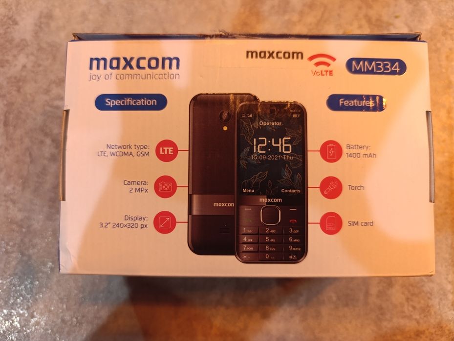Telefon Maxcom MM334 nowy