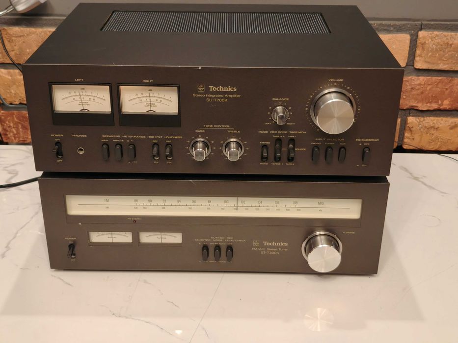 TECHNICS SU-7700 + ST-7300 ! Tuner + wzmaciacz Vintage Top