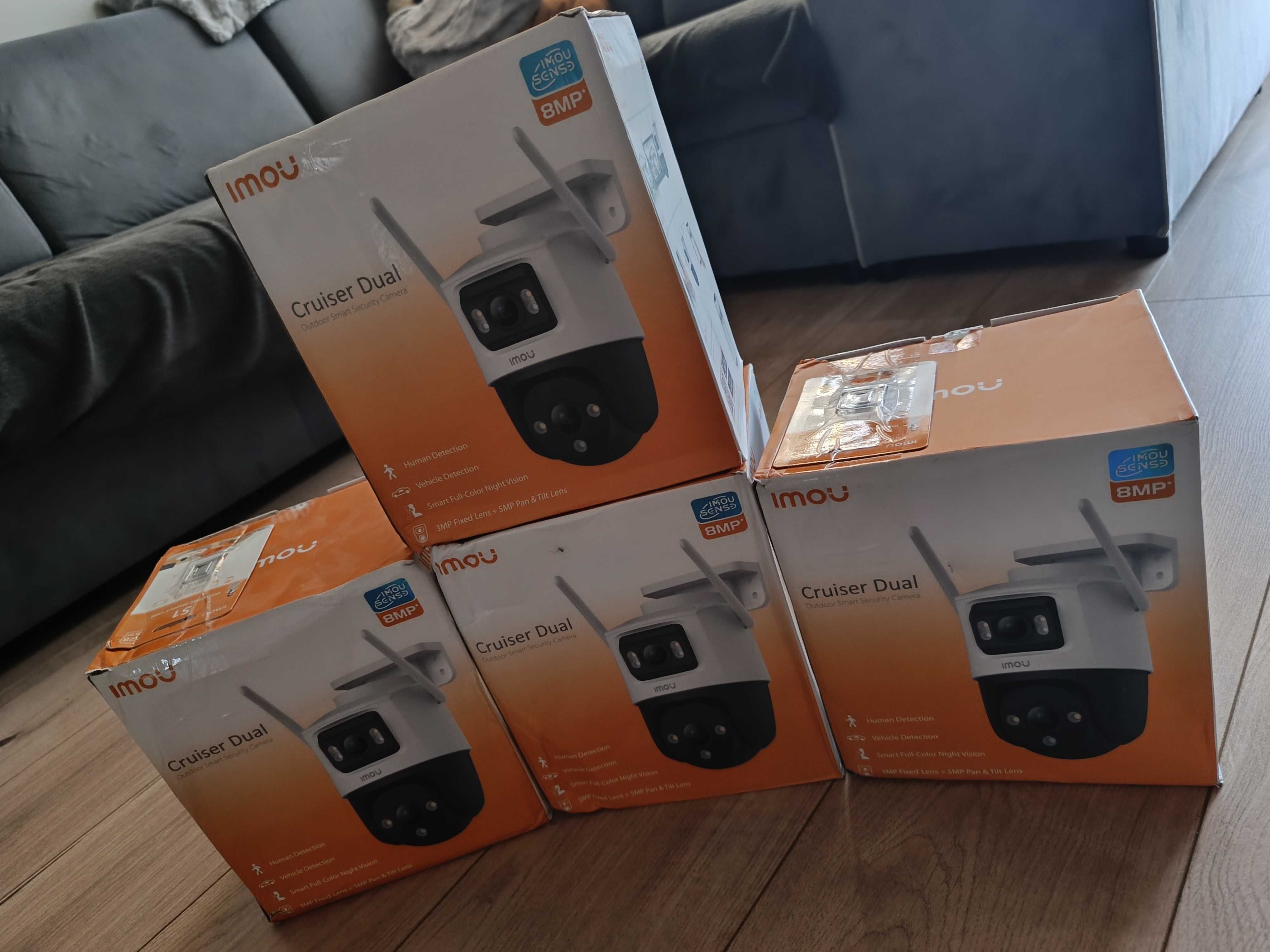 NOWY Zestaw kamer do monitoringu IMOU Dual 8MP+ 4 Karty pamięci Okazja