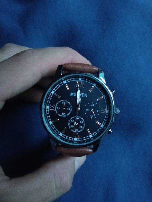 Zegarek Męski Brązowy Nowy