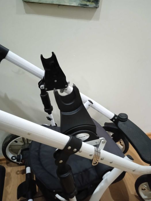 Fotelik +gratis adaptery do wózka, śpiworek do wózka z polarem