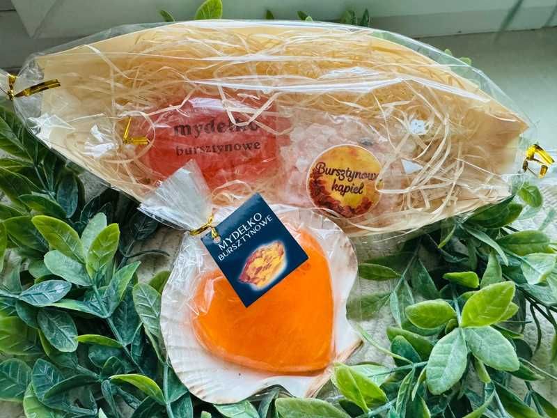 Mydło bursztynowe sól kąpielowa Spa Prezent Dzień Nauczyciela