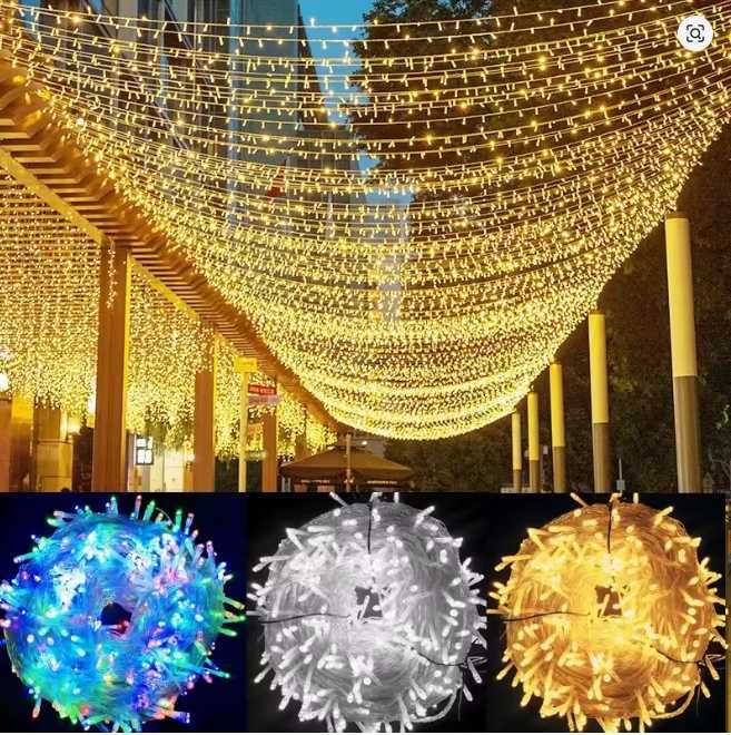 Стрічка гірлянда світлодіодна з пультом 2835 RGB  від 220В.