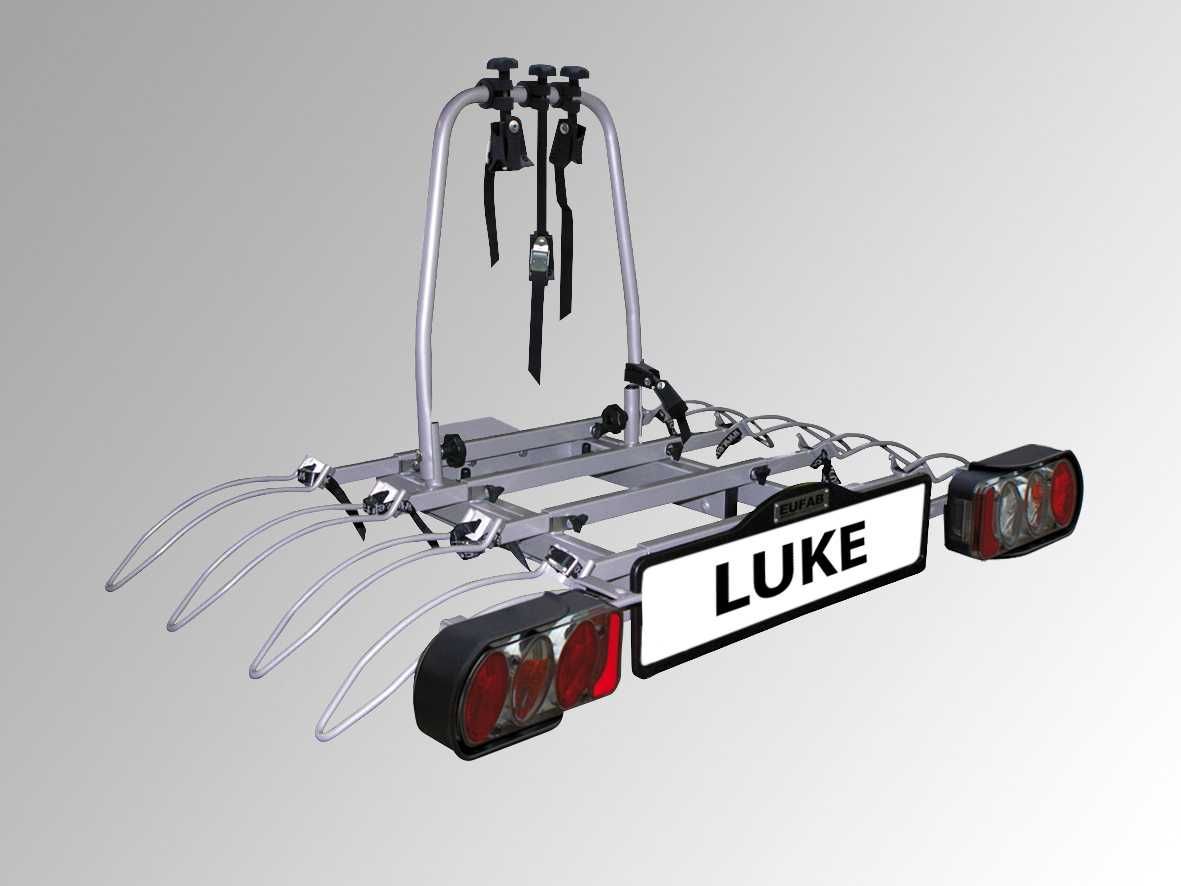 Bagażnik LUKE Eufab platforma na hak do przewozu 4 rowerów MOCNY 70kg