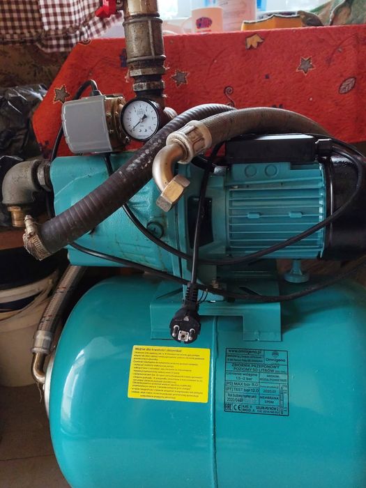 Hydrofor ze zbiornikiem bardzo mało używany