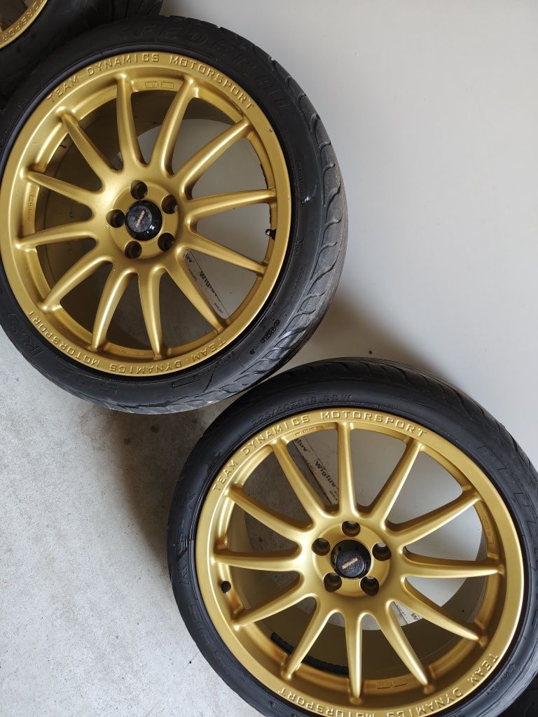 Team Dynamics Motorsport 18x8 5x100 subaru vw