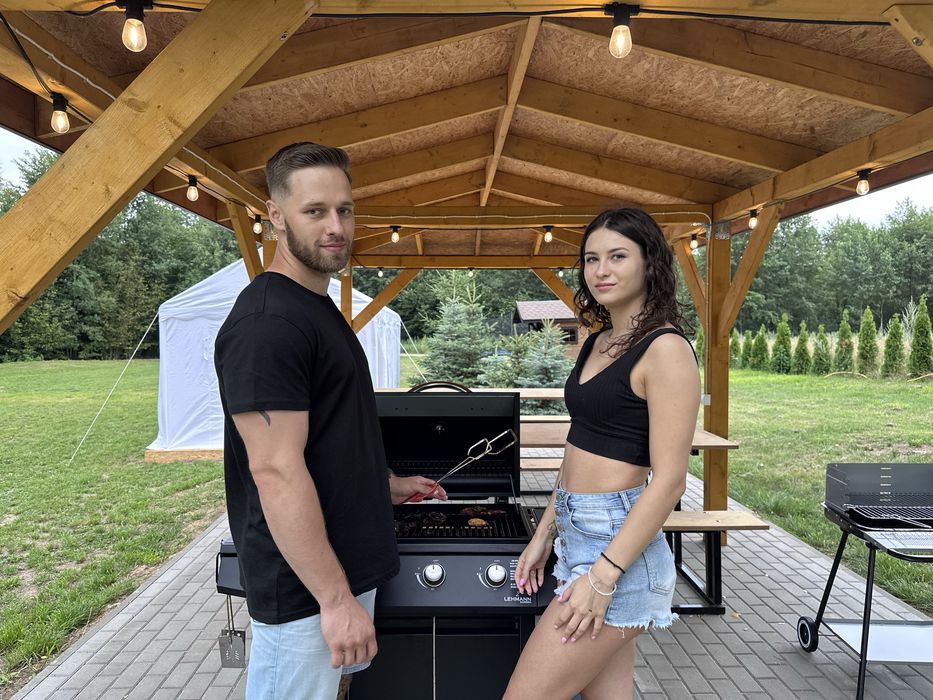 Domek z jacuzzi sauną dla 4 osób bez sąsiadów łowisko lubimy zwierzęta