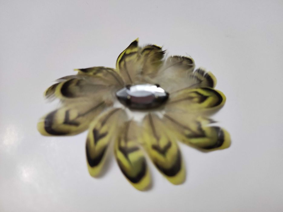 Пір’я хвилястого папуги. 500 шт., сережки з пір'я